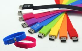 Silicone Wristband USB