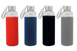 Glass Bottle w/ Neoprene Pouch